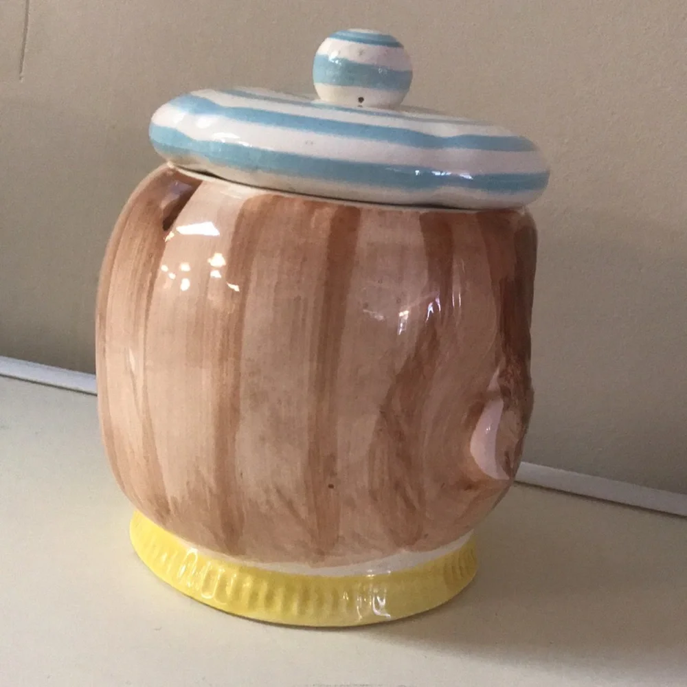 RARE Vintage Monkey with Beret Cookie Jar‎